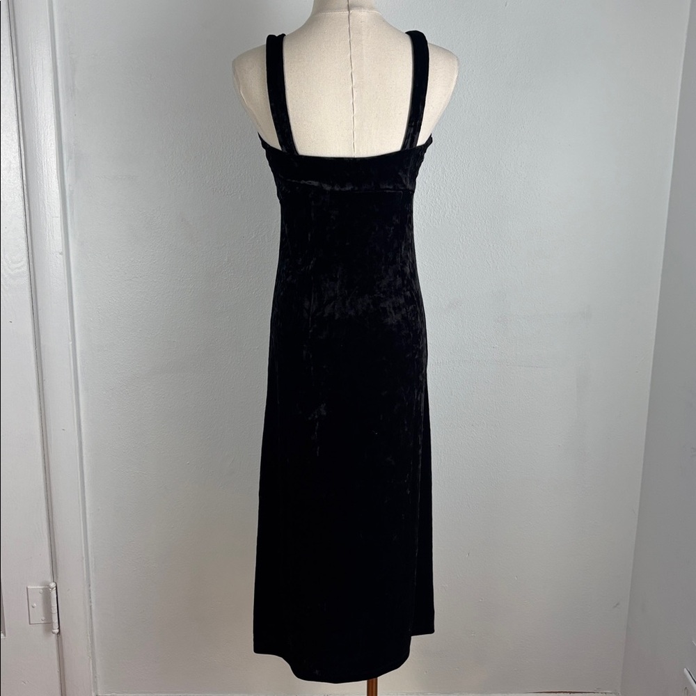 Jessica Simpson Velvet Slip Dress Gown Whimsigoth Fairy Grunge Witchy Vampy XS - Picture 2 of 10